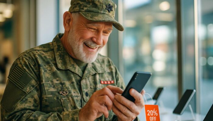 Popular phone deals for veterans